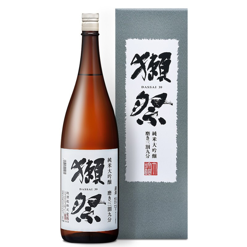 獭祭 纯米大吟酿三割九分1.8L礼盒装